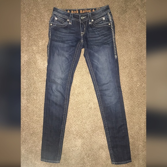 Rock Revival Johanna Skinny Jeans Size 25 - Picture 1 of 5